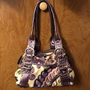 Purple Scarf Purse l Kathy Van Zeeland